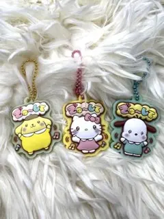 サンリオ　ぷっくりラバマスグミ4　ハローキティ　ポムポムプリン　ポチャッコ