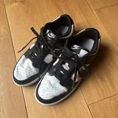 NIKE DUNK LOW ブラック ホワイト スニーカー２６センチ