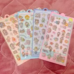 ラブブ 3D ボンボンドロップシール LABUBU