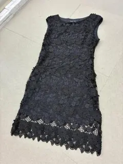 (L03434) Pour vous 総レース ノースリーブワンピース 結婚式