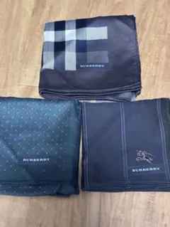 BURBERRY ハンカチ 3枚セット 新品未使用品