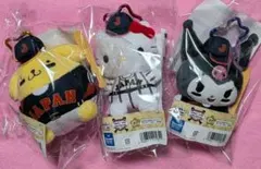 タイトーくじ 侍ジャパン サンリオ C賞 カラビナ付きマスコット ３種