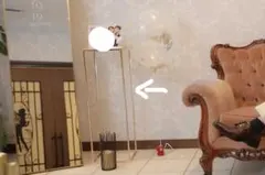 結婚式　ウェディング　ウェルカムスペース 小物置き　棚　ゴールド