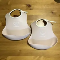 BABYBJÖRN ピンク お食事エプロン 2個セット