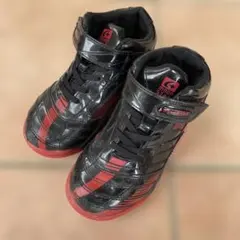 ムーンスター　スーパースター 黒/赤 ハイカット　19cm