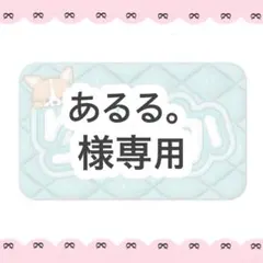 あるる。様専用