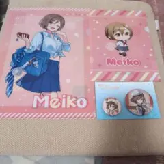 初音ミク　エンタメくじ2024 クリアファイルセット＆缶バッジセット　Meiko