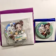 鬼滅の刃 ufotable Cafe TO GO 岡山 アクスタ 缶バッジ 錆兎 - メルカリ