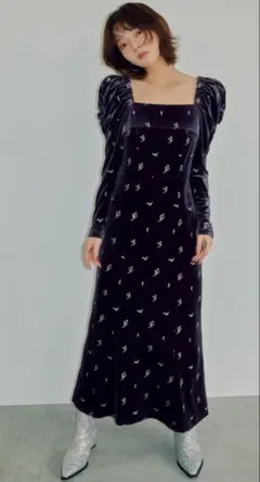 2026年最新】lilybrown ベロア エンブロイダリー ワンピースの人気