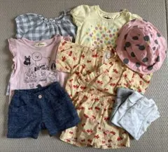 子供服 まとめ売り 80サイズ 甚平 Tシャツ 帽子 女の子