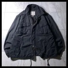 00s J.CREW M-65 ミリタリー フィールドジャケット 黒 XL