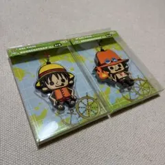 ONE PIECE RUBBERSTRAP ルフィ チョッパー 2個セット