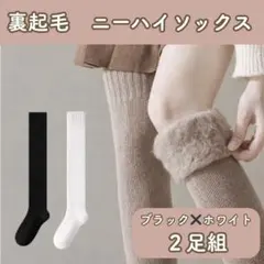 裏起毛　オーバーニー　靴下　レディース　フリーサイズ　防寒　ニーハイ　極暖