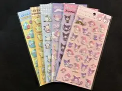 サンリオ ぷくっとシール 6枚 まとめ売り ポムポムプリン ポチャッコ クロミ等