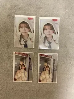 NiziU リク オンラインくじ トレカ4枚セット