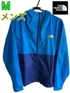 【美品】ノースフェイス　メンズ　ナイロンジャケット　刺繍