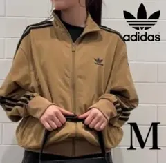 新品M◼️当日発送◼️アディダスオリジナルス　トラックジャケットトップ茶ブラウン
