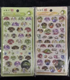 【正規品】お茶犬 ボンボンドロップシール 2枚セット