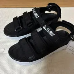 しまむら　BOØRT スポーツサンダル ブラック　サイズ：24.5cmのサムネイル