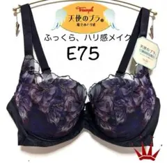 ＊E75 トリンプ 天使のブラ 魔法のハリ感586 ブラ単品 Black