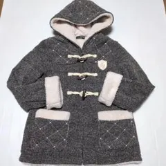 160★ポンポネット★ボアもかわいい！ダッフルコート★