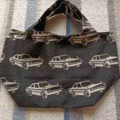 <新品未使用>車プリント トートバッグ