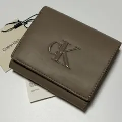 Calvin Klein 二つ折り財布 スキミング防止機能 グレージュのサムネイル