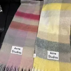 Xmas SALE！！Acne Studios チェック柄マフラー　2本セット