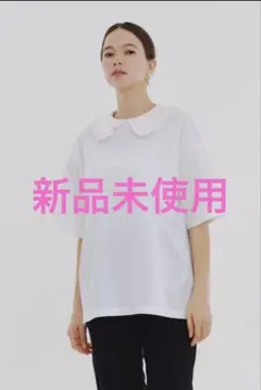 cccmalie シーマリー スカラップポロシャツ 40 ホワイト - メルカリ