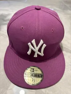 NEW ERA 59FIFTY ニューヨークヤンキース パープル 7 3/8