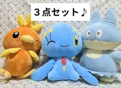 ３点セット♪ マナフィ・アチャモ、ゴンベぬいぐるみ プライズ品