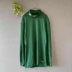 アディダス［2XL］上品スポーティー◎差し色◎速乾◎ロゴプリントハイネックウェア