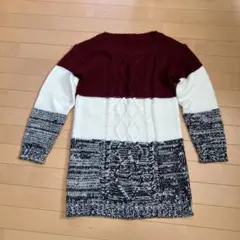 セシルマクビー　 3色　長袖ロングセーター　ニット M