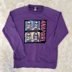 ANAP GIRL 紫 トレーナー Sサイズ