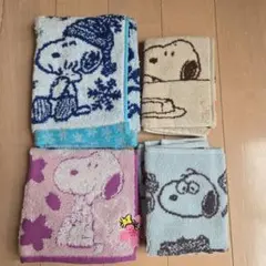 スヌーピータオルハンカチセット 新品未使用 PEANUTS
