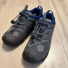 KEEN キッズ スニーカー グレー/ブルー