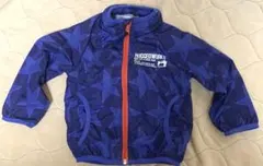 【美品】ラゲッドワークス 星柄 ウインドブレーカー 90cm フード収納可