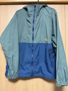 THE NORTH FACE マウンテンパーカー　グリーン×ネイビーブルー　M