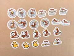 サンリオ 平成レトロ シール 　たらいぐまのらんどりー　22枚セット　当時物