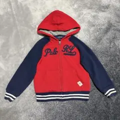 Polo Ralph Lauren フード付きパーカー　刺繍ロゴ　 4T 110