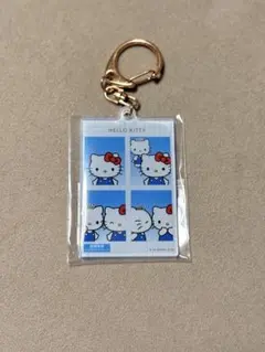 サンリオキャラクターズ　証明写真風キーホルダー　Vol.1 ハローキティ