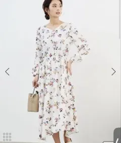 ロペピクニック　フラワーワンピース　40サイズ