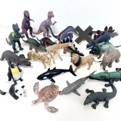 恐竜　動物　フィギュア　大きめサイズ　22点　まとめ売り