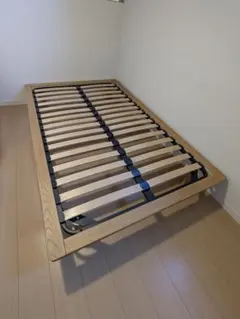 無印良品】MUJI タモ材 シングル ベッドフレーム シングル - メルカリ