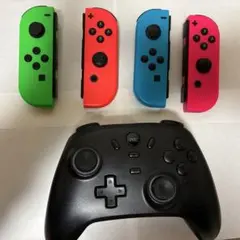 switch リモコン　ジャンク品　正規4本+無線コントローラー
