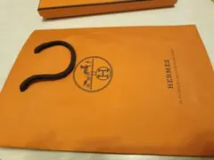 HERMES オレンジ ショップ袋