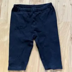 120㎝ 黒　レギンス ハーフ　無印良品
