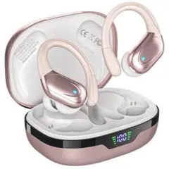 新品　イヤホン bluetooth ワイヤレスイヤホン　ピンク