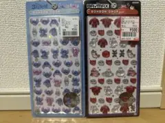 ボンボンドロップシールミニ　スティッチ ベイマックス