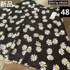 新品タグ　未使用　大きいサイズ48 花柄スカートのサムネイル